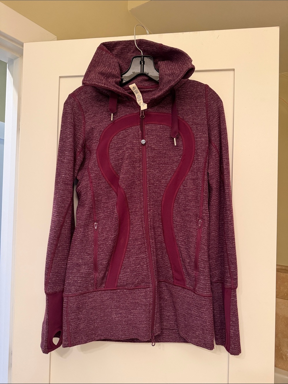 lululemon athletica Plum Full-Zip Hooded Jacket